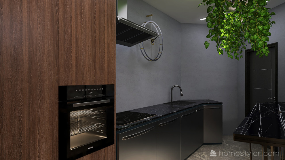 Обложка проекта: Визуализации кухни-столовой в офисе