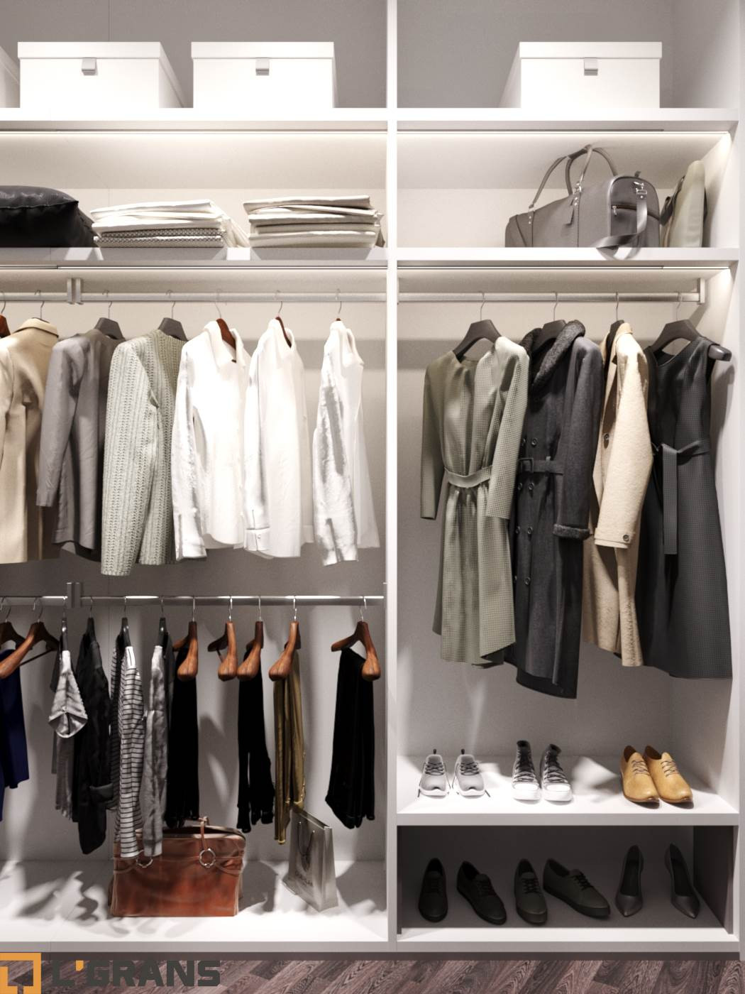 Дизайн проект интерьера квартиры в ЖК Гродеков