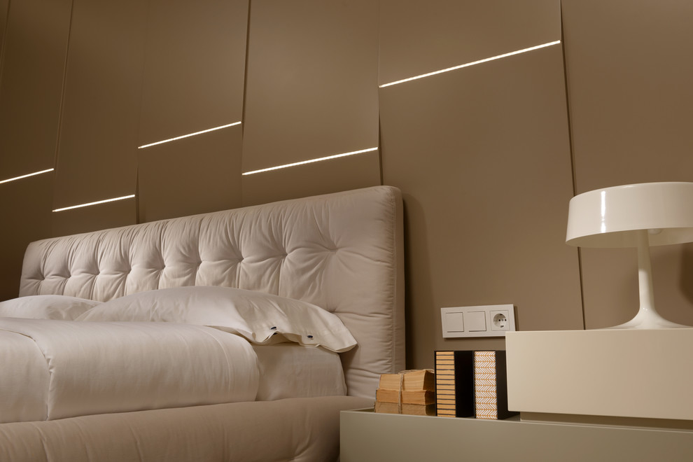 Спальня - Энергия гармонии. Квартира для молодой пары.