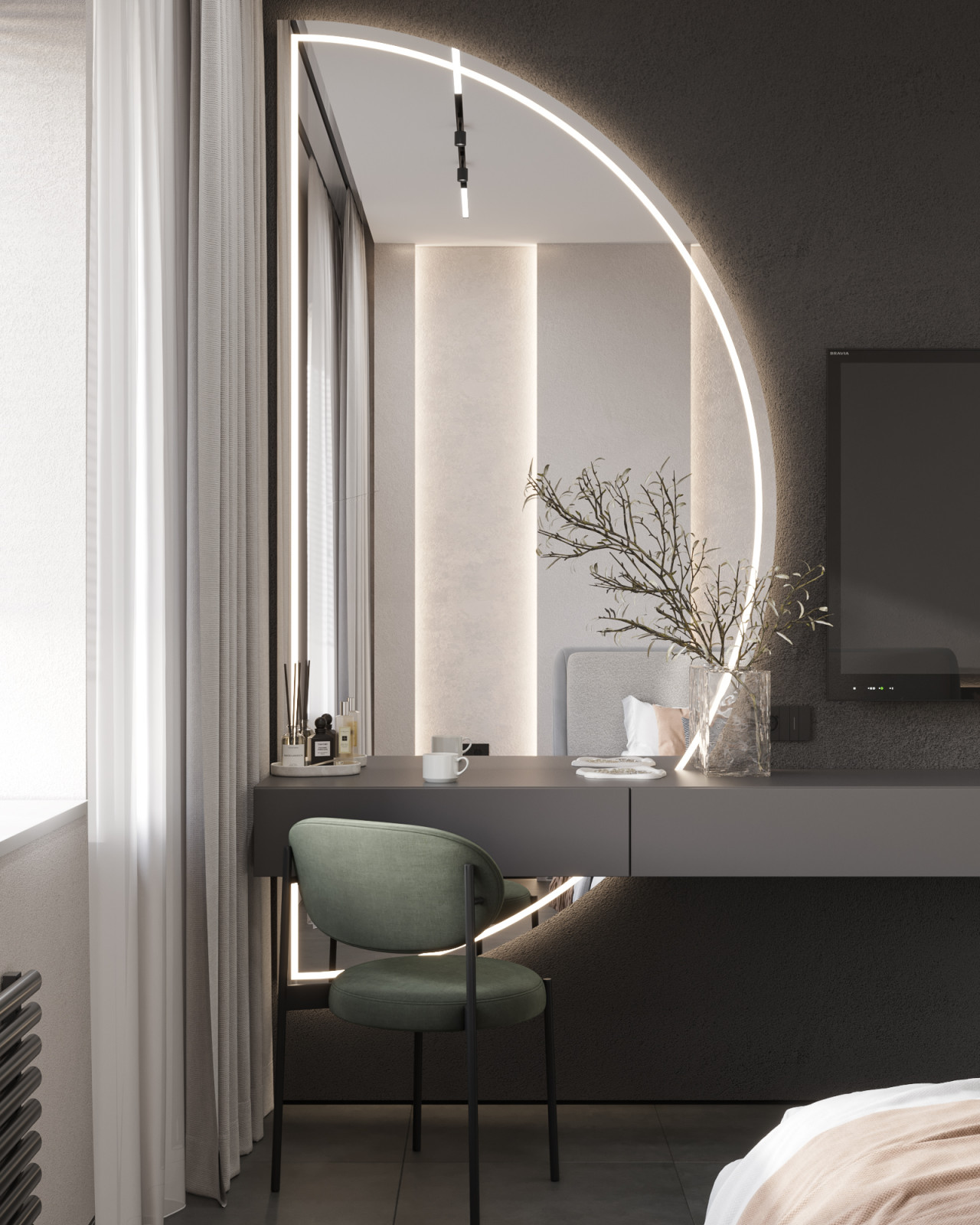 Contemporary home interior for young family