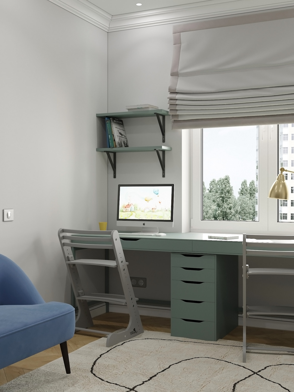 квартира для семьи 68 кв.м. с иделальной планировкой