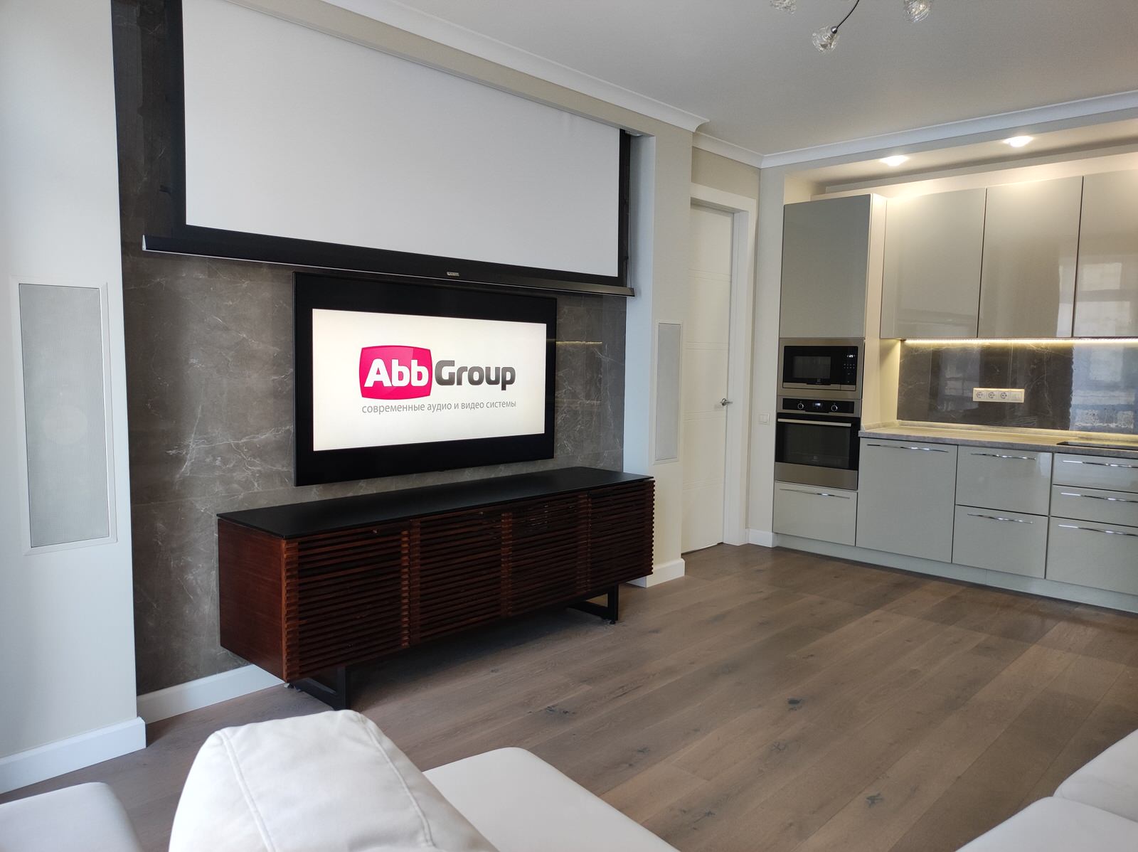 Обложка проекта: Домашний кинотеатр ЖК Лефорт