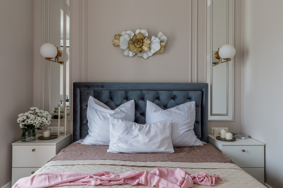 Квартира с синими акцентами