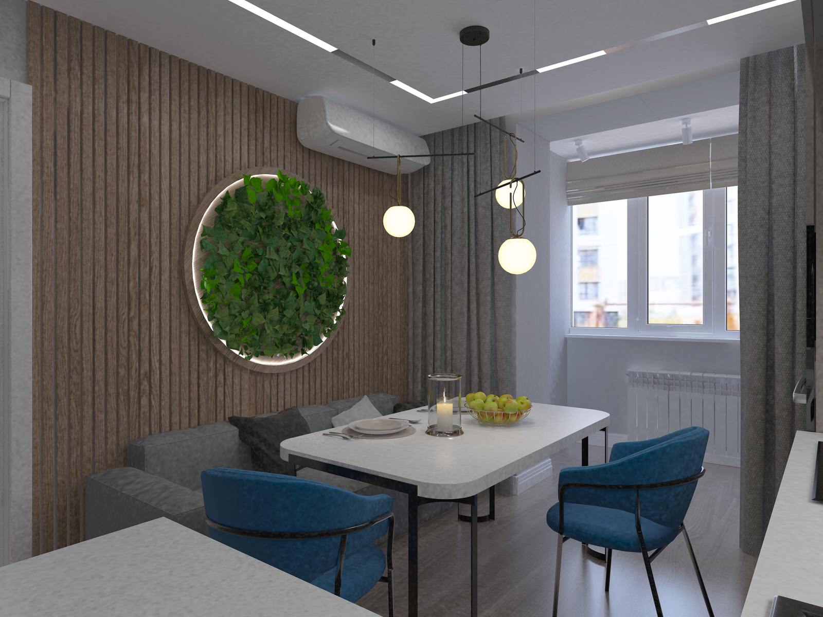 Дизайн квартиры 62 кв.м