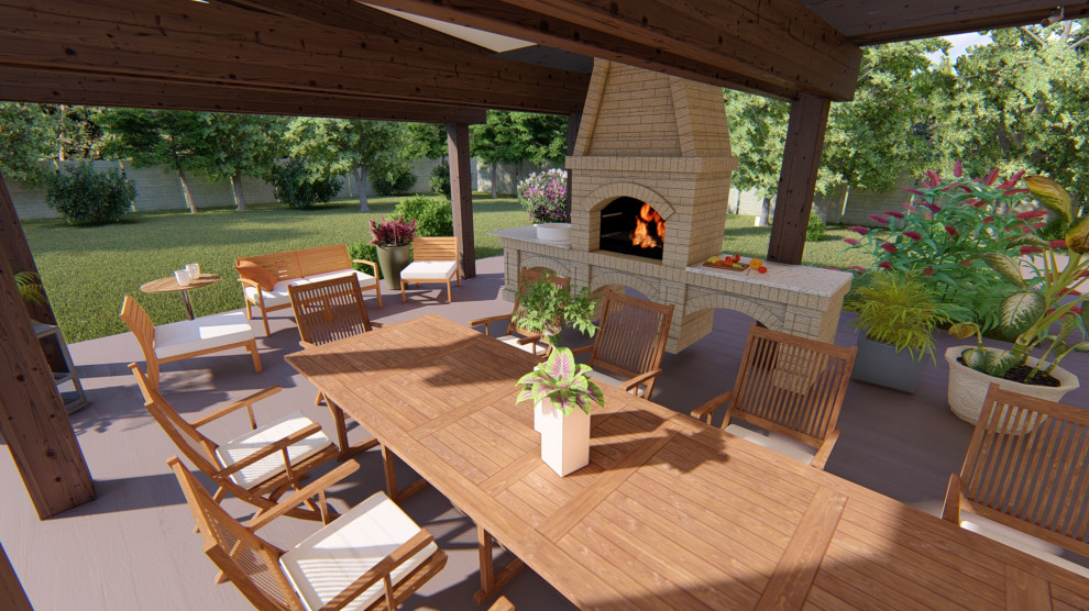 СПА комплекс с бассейном, сауной, барбекю и хоз.блоком