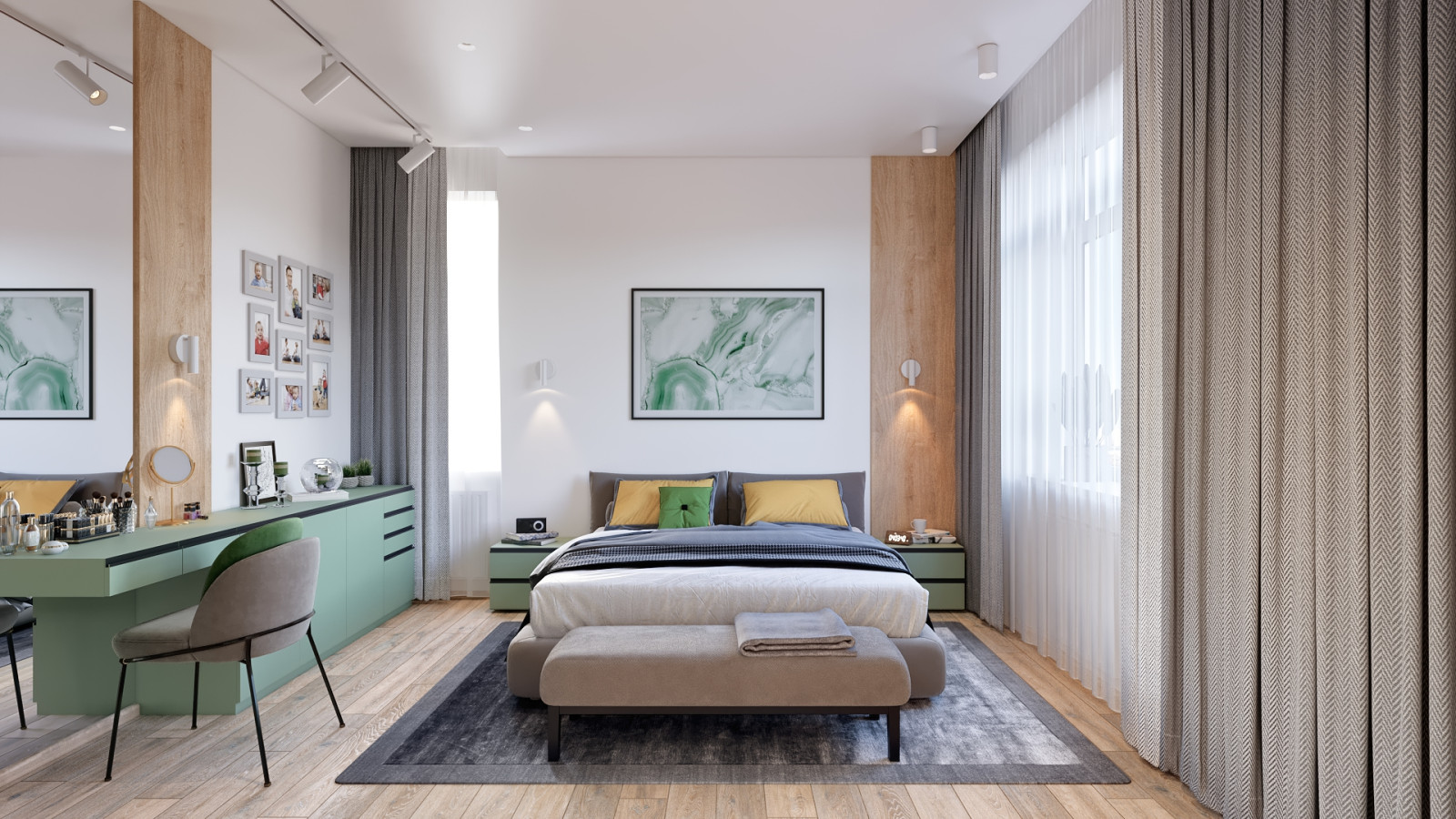 Дизайн-проект трехкомнатной квартиры