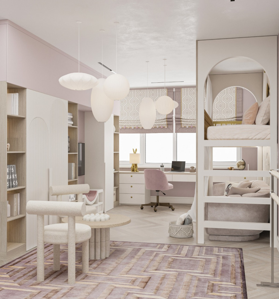 Gentle girl's bedroom