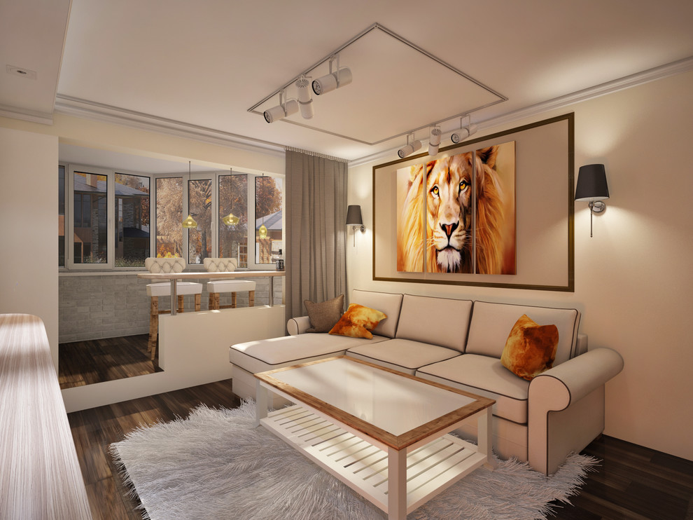 Обложка проекта: Дизайн-проект 3-х комнатной квартиры в Красногорске ЖК Мортон