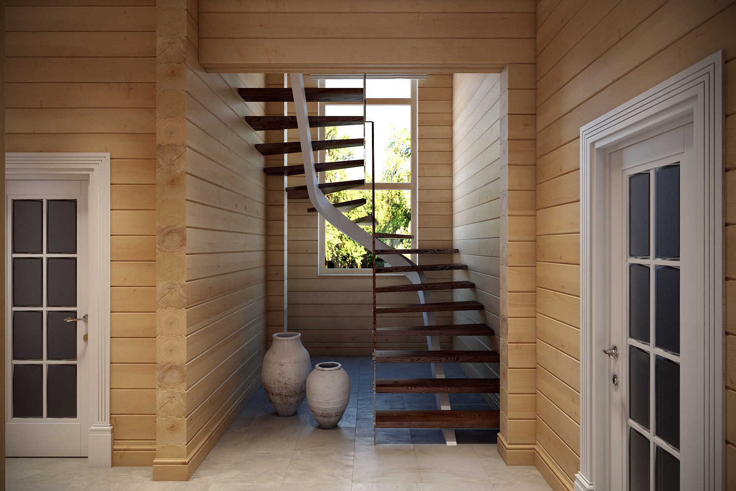 Коттедж из бруса в Москве