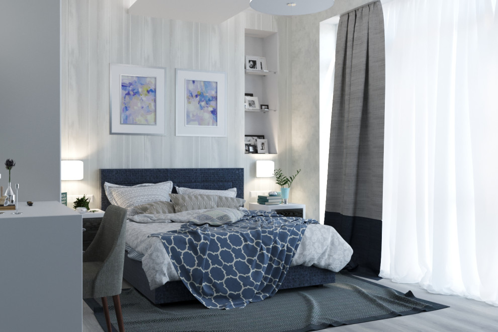 Дизайн проект квартиры 114 м2 в стиле "Неоклассика"