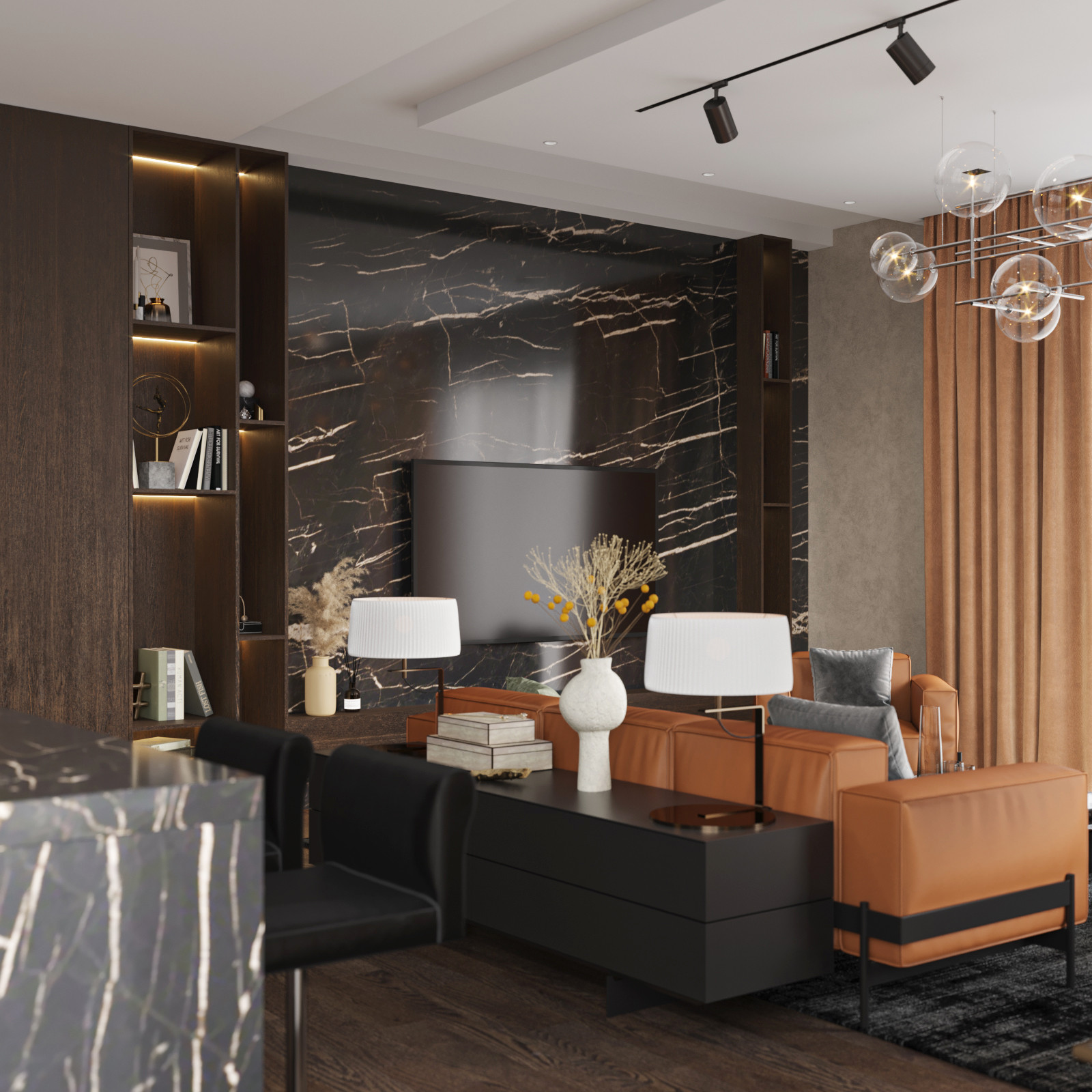 Интерьер с "мужским характером"