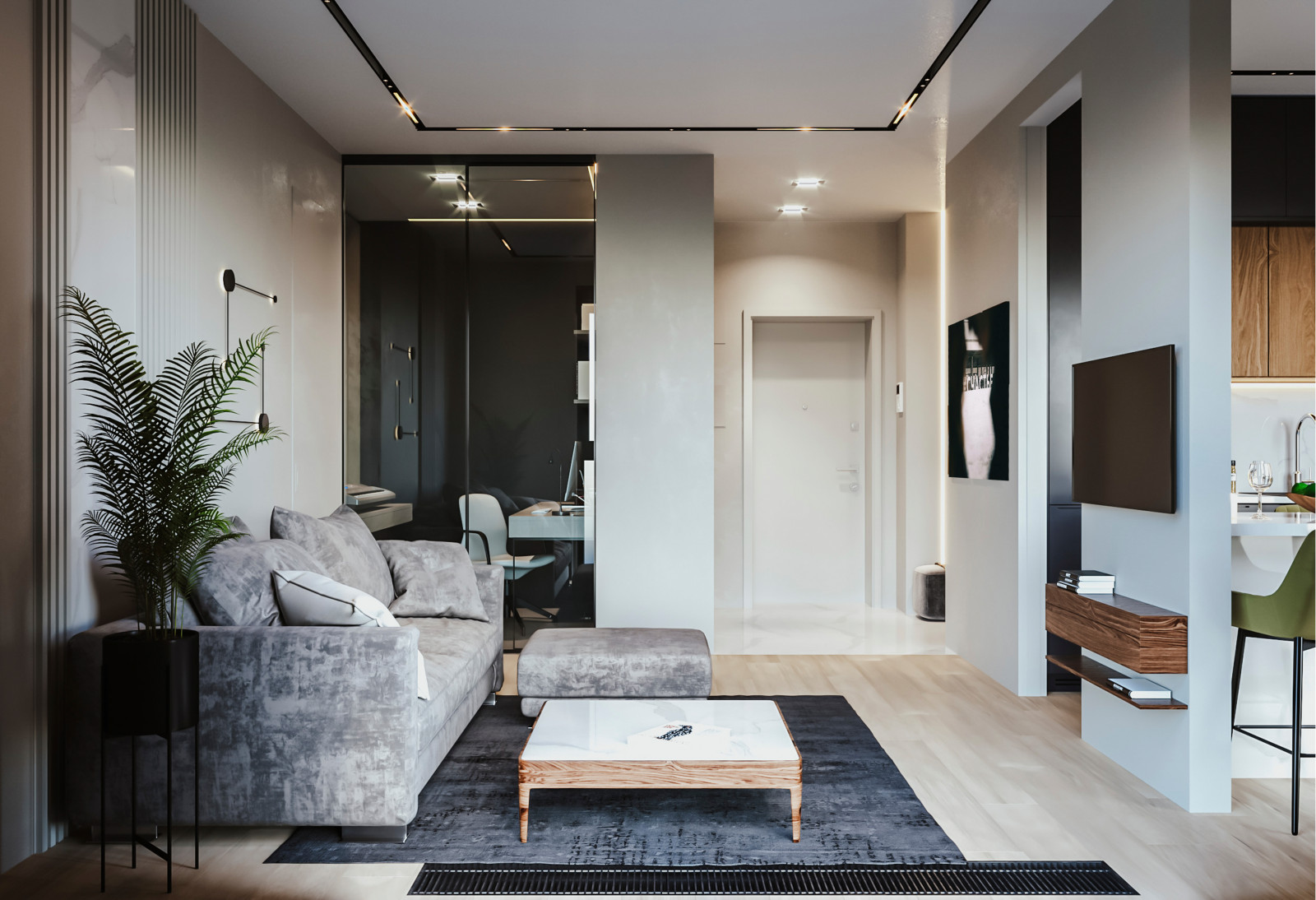 Светлый дым