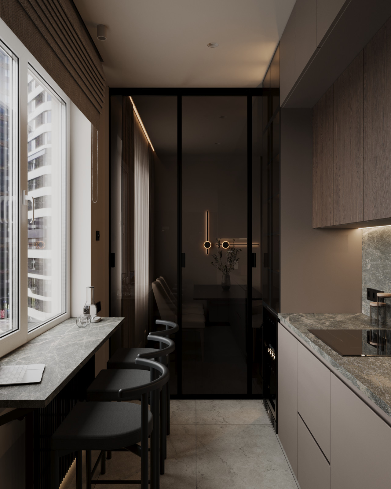 HÉ 112 // ЖК Символ, Москва, 80 м²