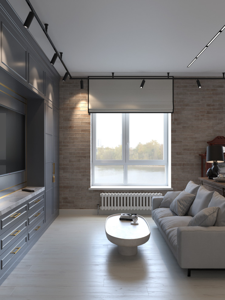 Квартира с оттенками лофта