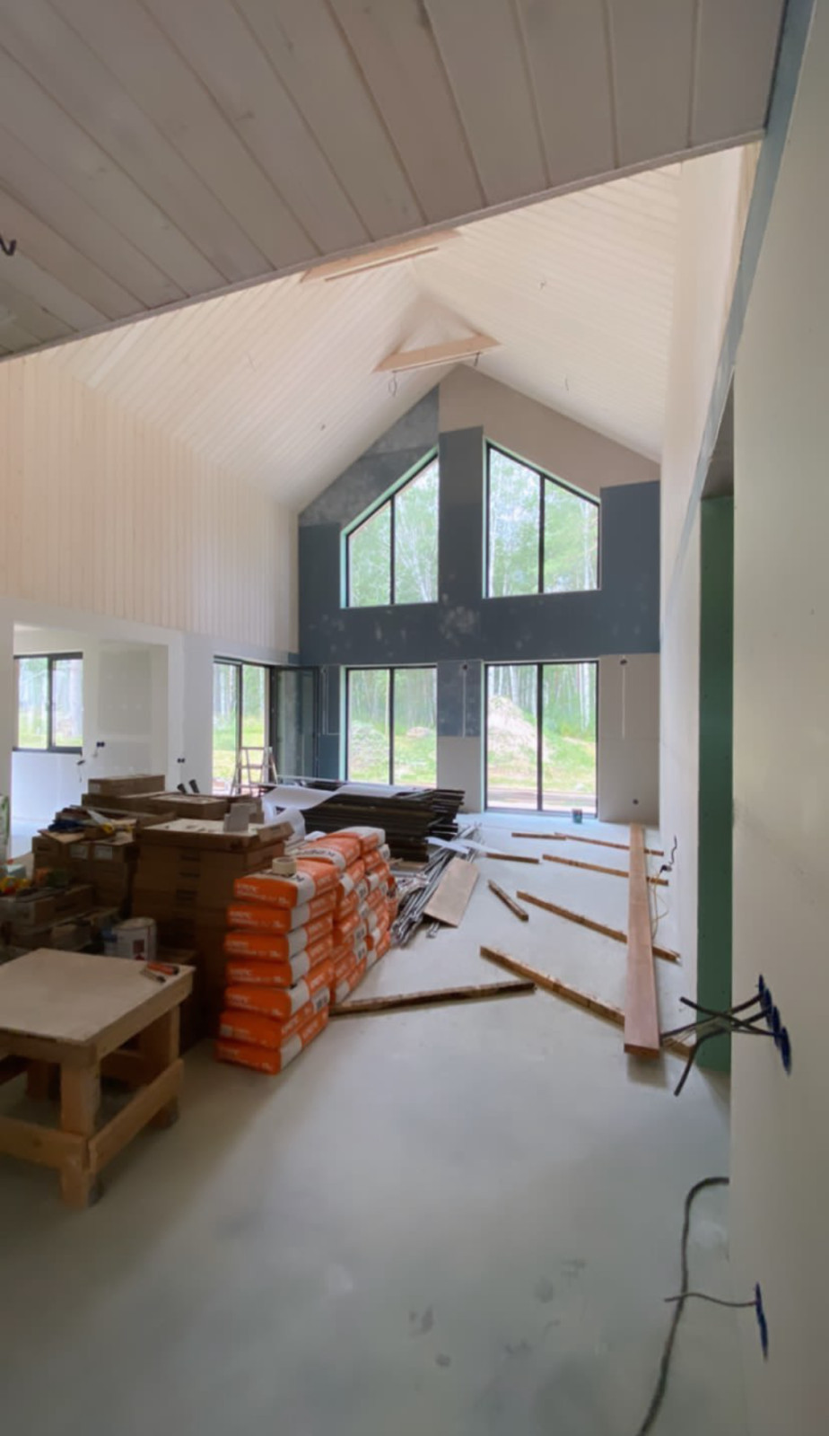 Каркасный 2х этажный дом