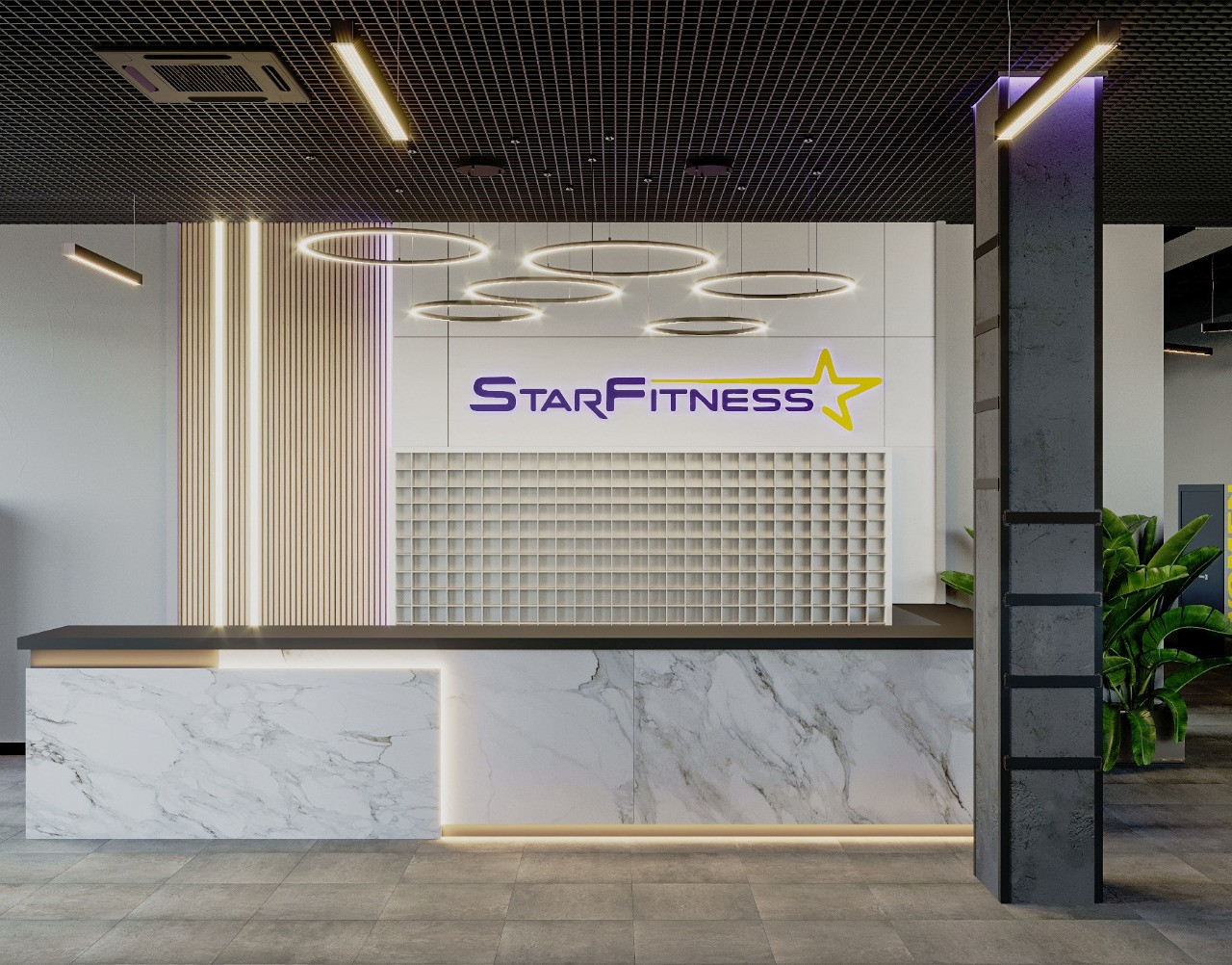 Обложка проекта: Фитнес центр "Стар фитнес" 1700 м2