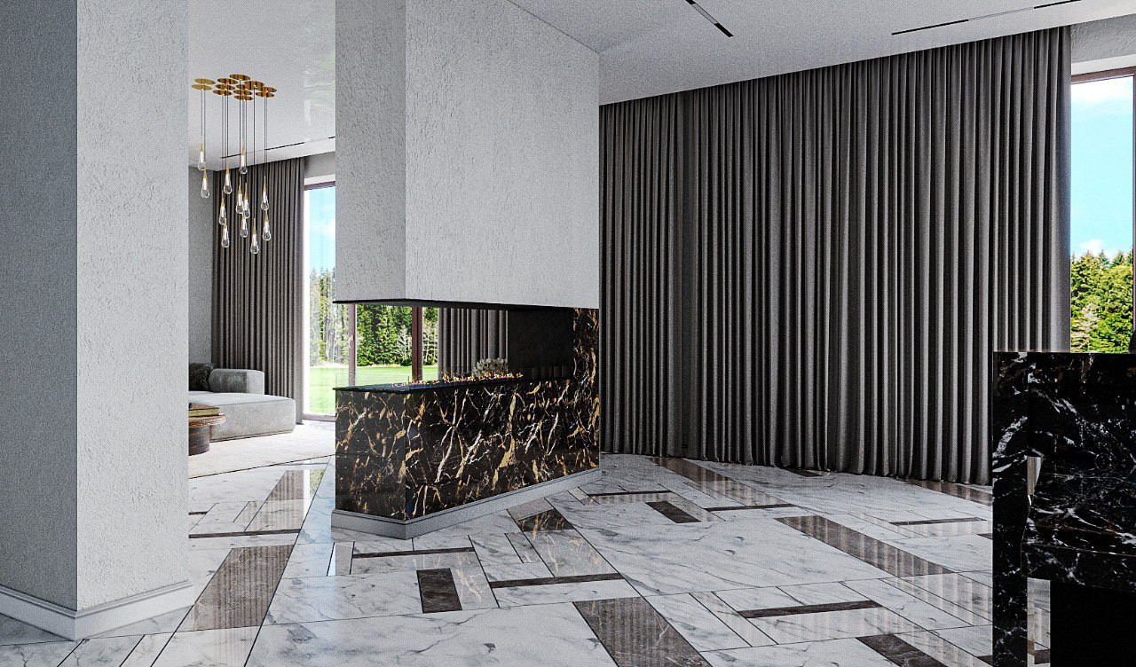 Обложка проекта: Коттедж в стиле Неоклассика