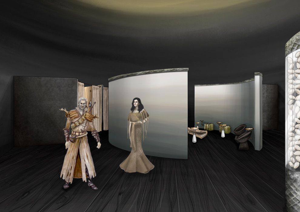 Визуализация дипломного проекта в виде скетчей