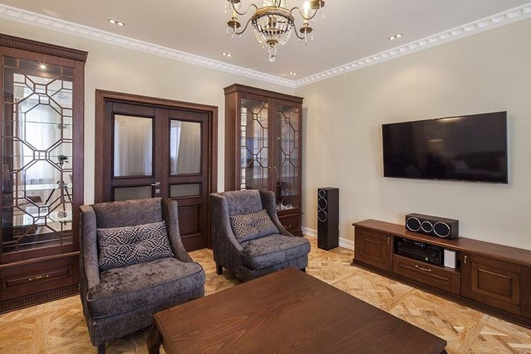 Коллекция Barolo в массиве Ольхи, тонировка Орех в проекте Галины Шашковой