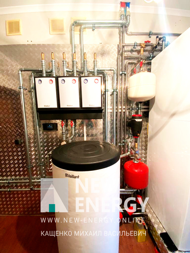 Реконструкция системы отопления и кондиционирования на базе теплового насоса