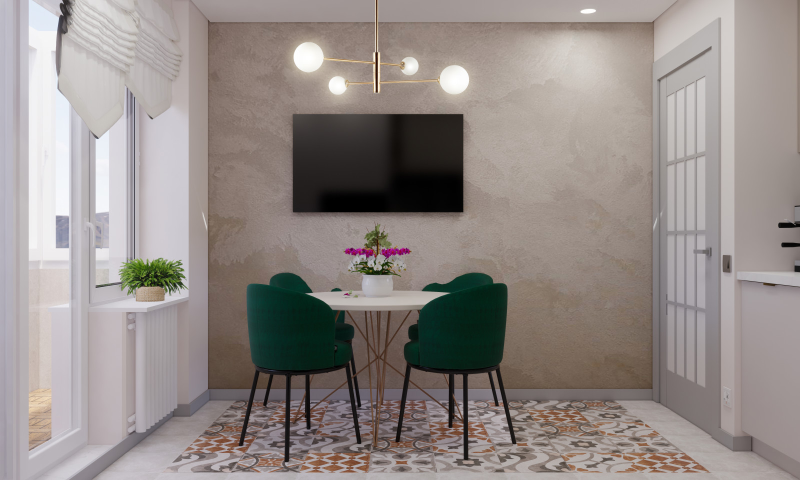 Трешка без перепланировки с газом для семьи с малышом