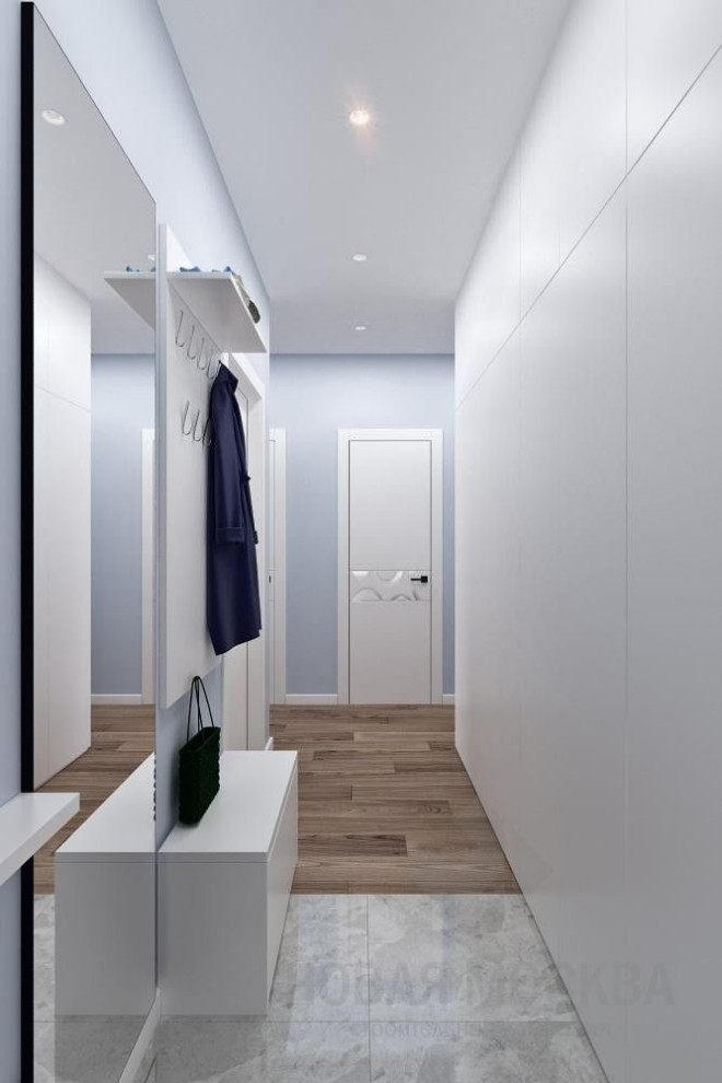 Дизайн-проект 2-комнатной квартиры 60 кв.м в ЖК «Скандинавия»