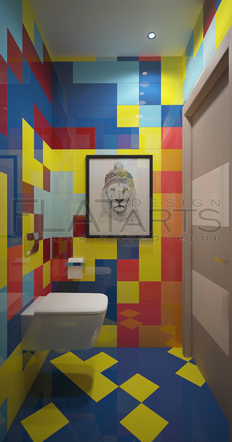 Дизайн 3-ной квартиры в современном, с элементами эко-стиля