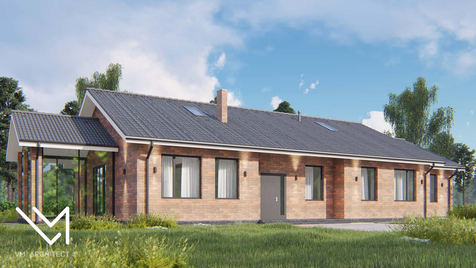 Обложка проекта: Проект Одноэтажного дома