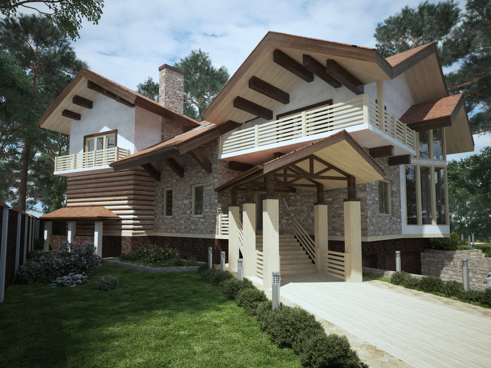 КОНЦЕПЦИЯ ДОМА В СТИЛЕ ШАЛЕ