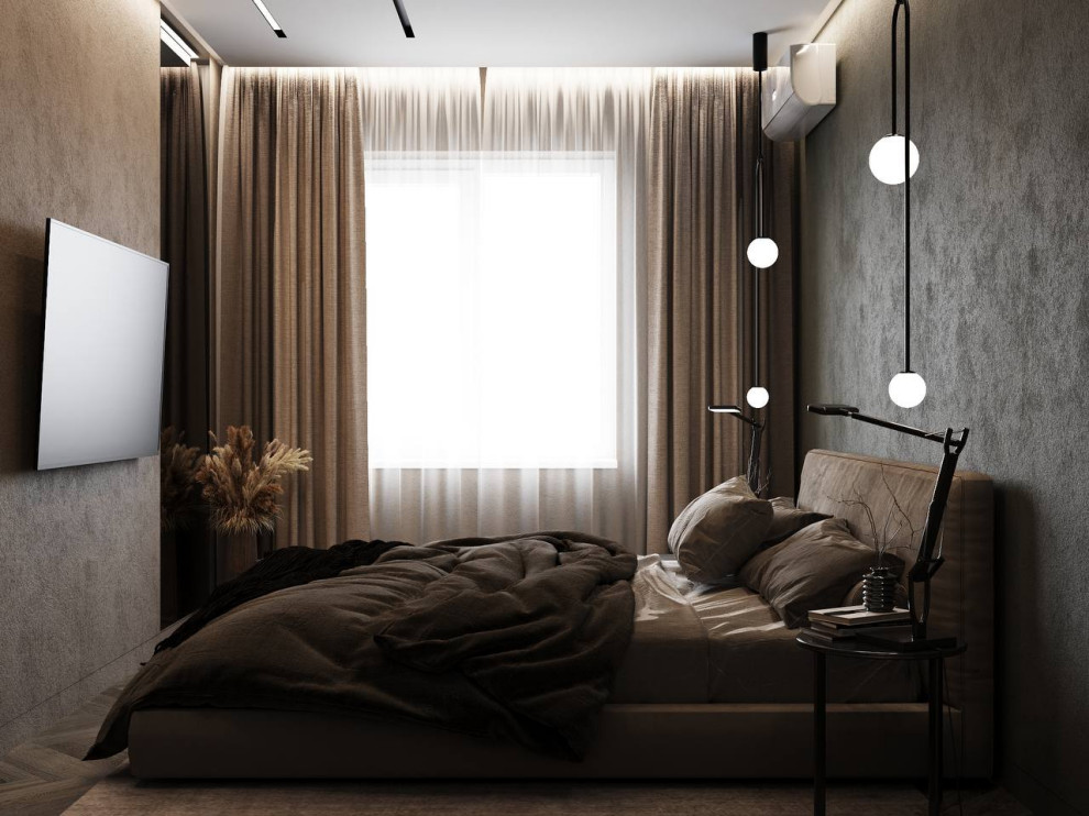 ДИЗАЙН ПРОЕКТ С ОЛИВКОВЫМИ ОТТЕНКАМИ