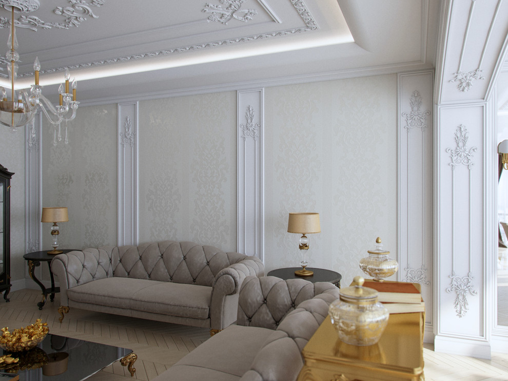 под облаками