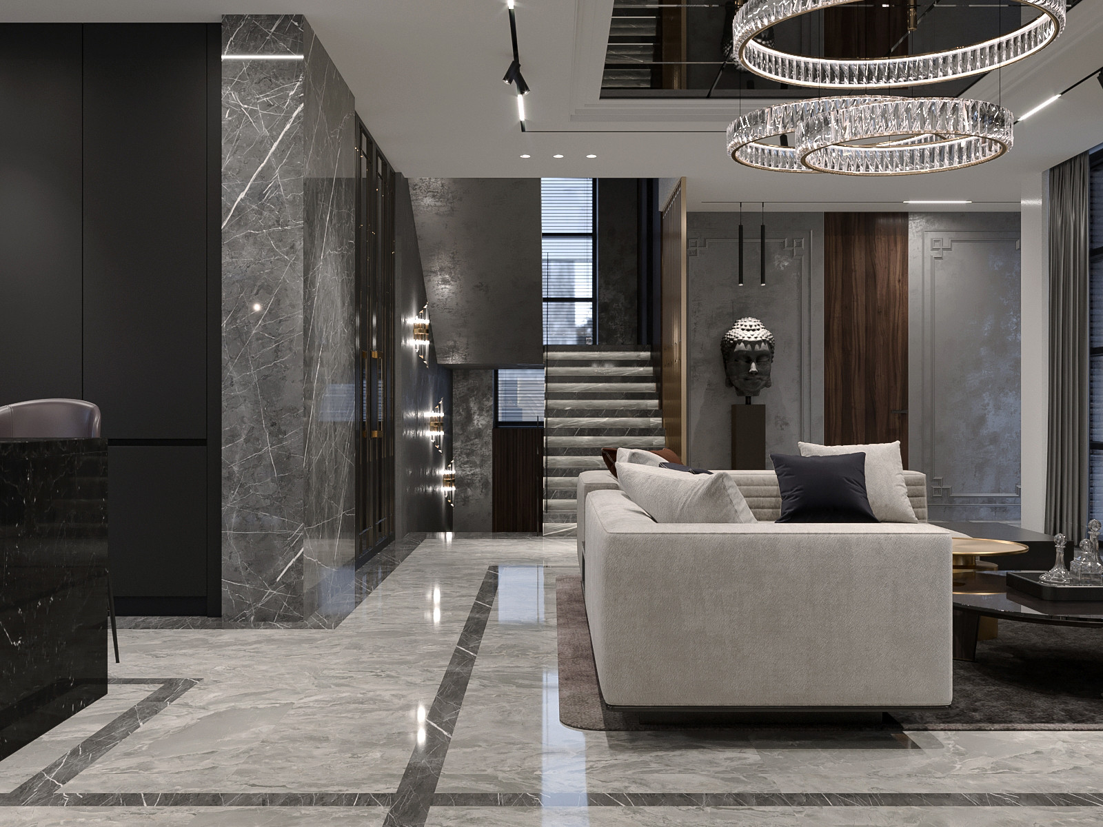 Обложка проекта: Дизайн-проект дома в стиле "Великий Гэтсби"*