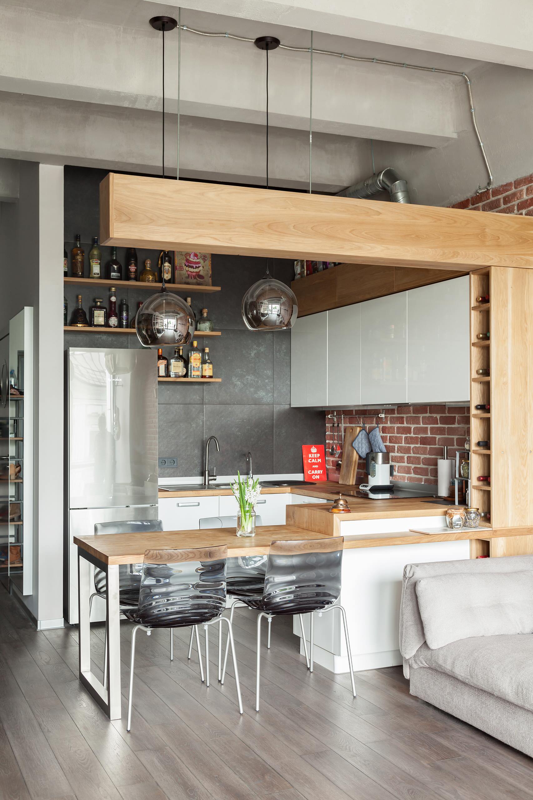 Houzz тур: 56 метров с необычной эргономикой