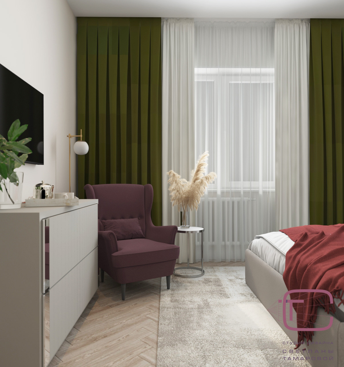 Интерьер частного дома в КП Заря-1