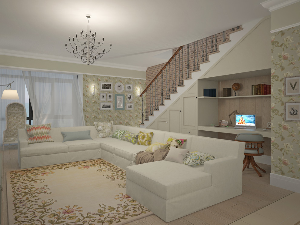 Кухня-гостиная в Классическом стиле