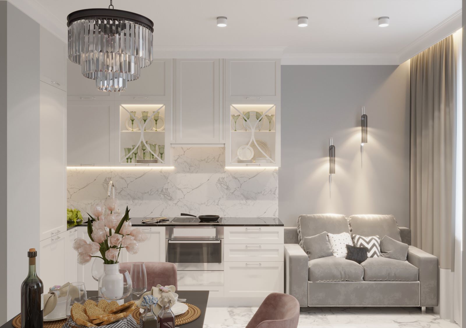 ЖК "Московский " 50м2., проект 2020г.