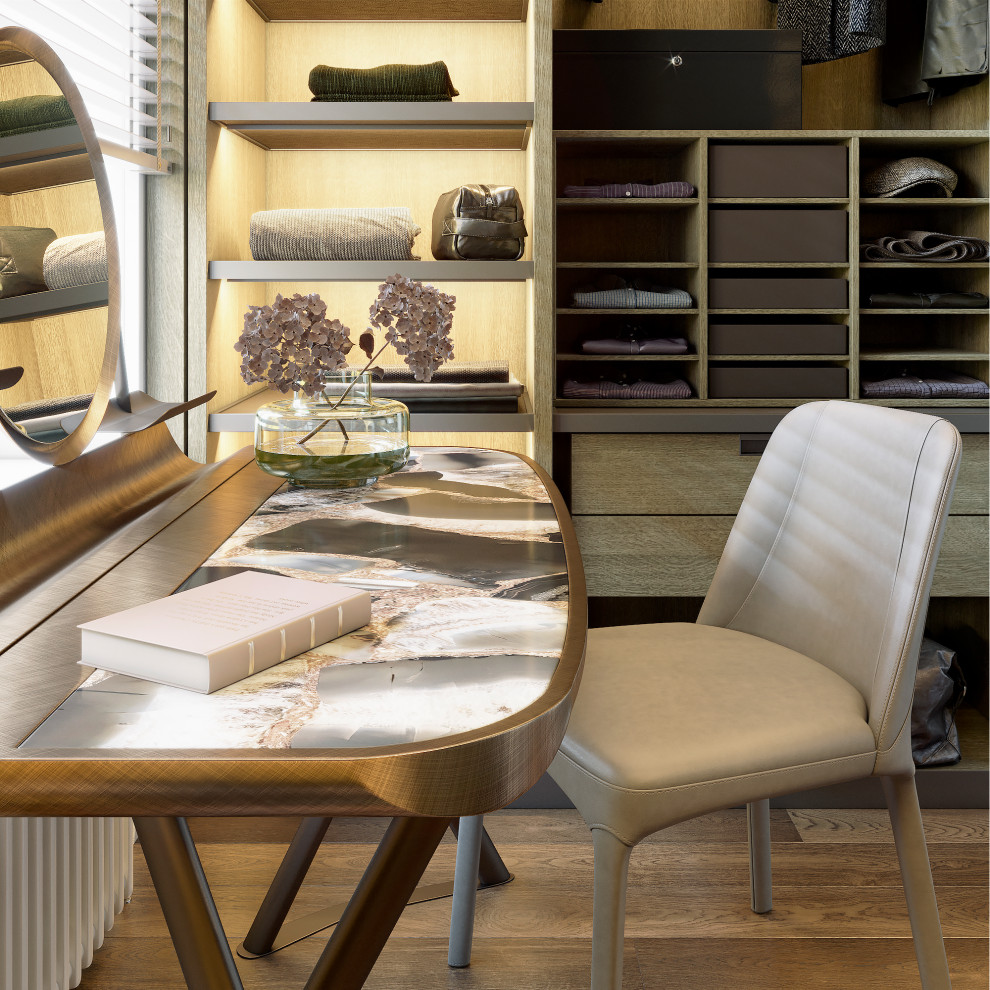 Дизайн интерьера гардеробной