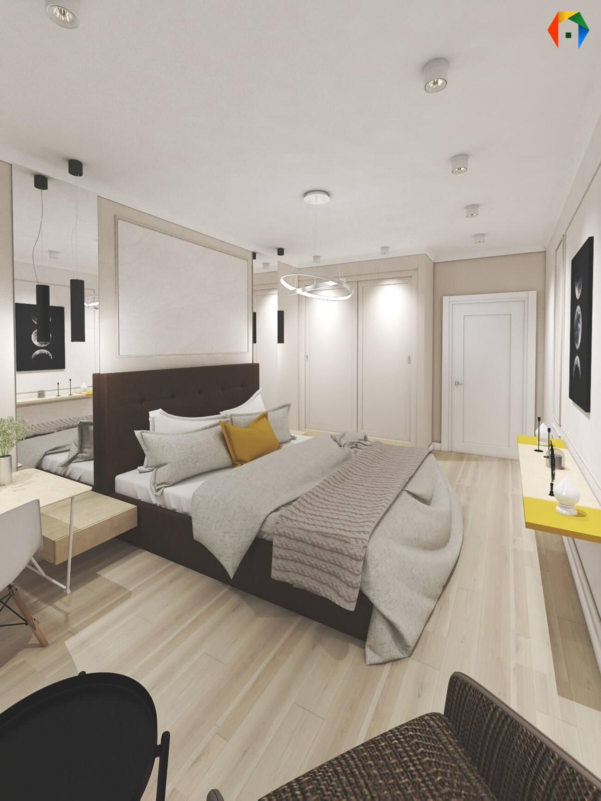 Березовая аллея. Дизайн проект двухкомнатной квартиры