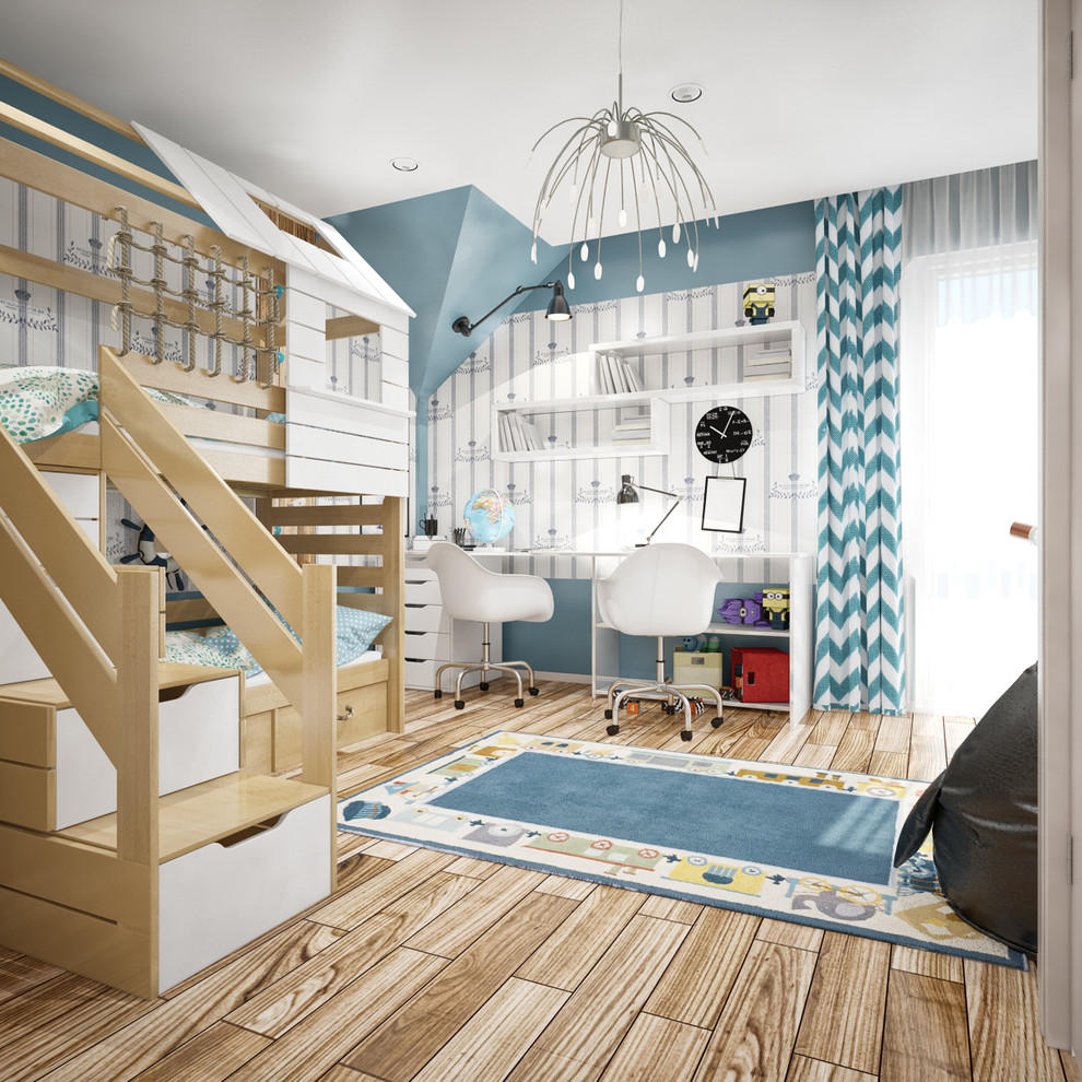 Обложка проекта: Детская комната для двух мальчишек