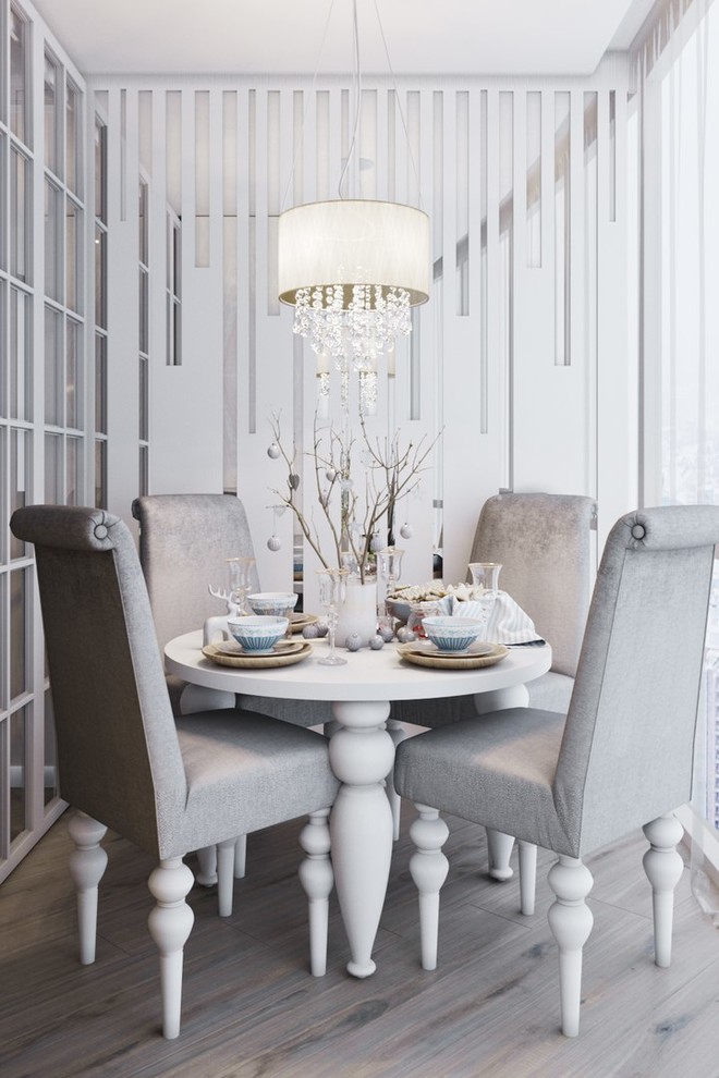 Дизайн 3к.кв. (120 кв.м) в стиле арт-деко в ЖК Клубный дом на Сретенке