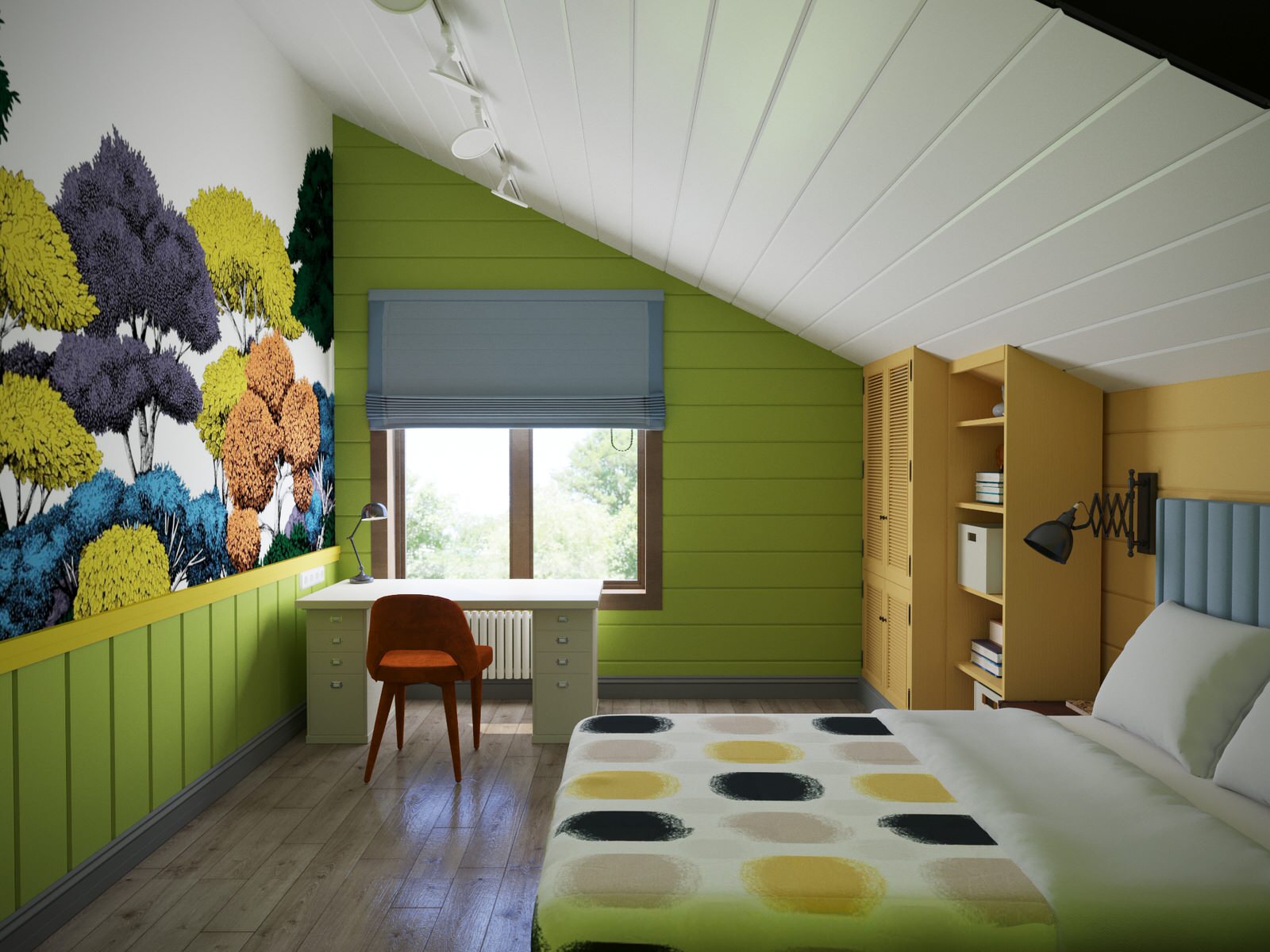 Обложка проекта: Яркая детская с санузлом