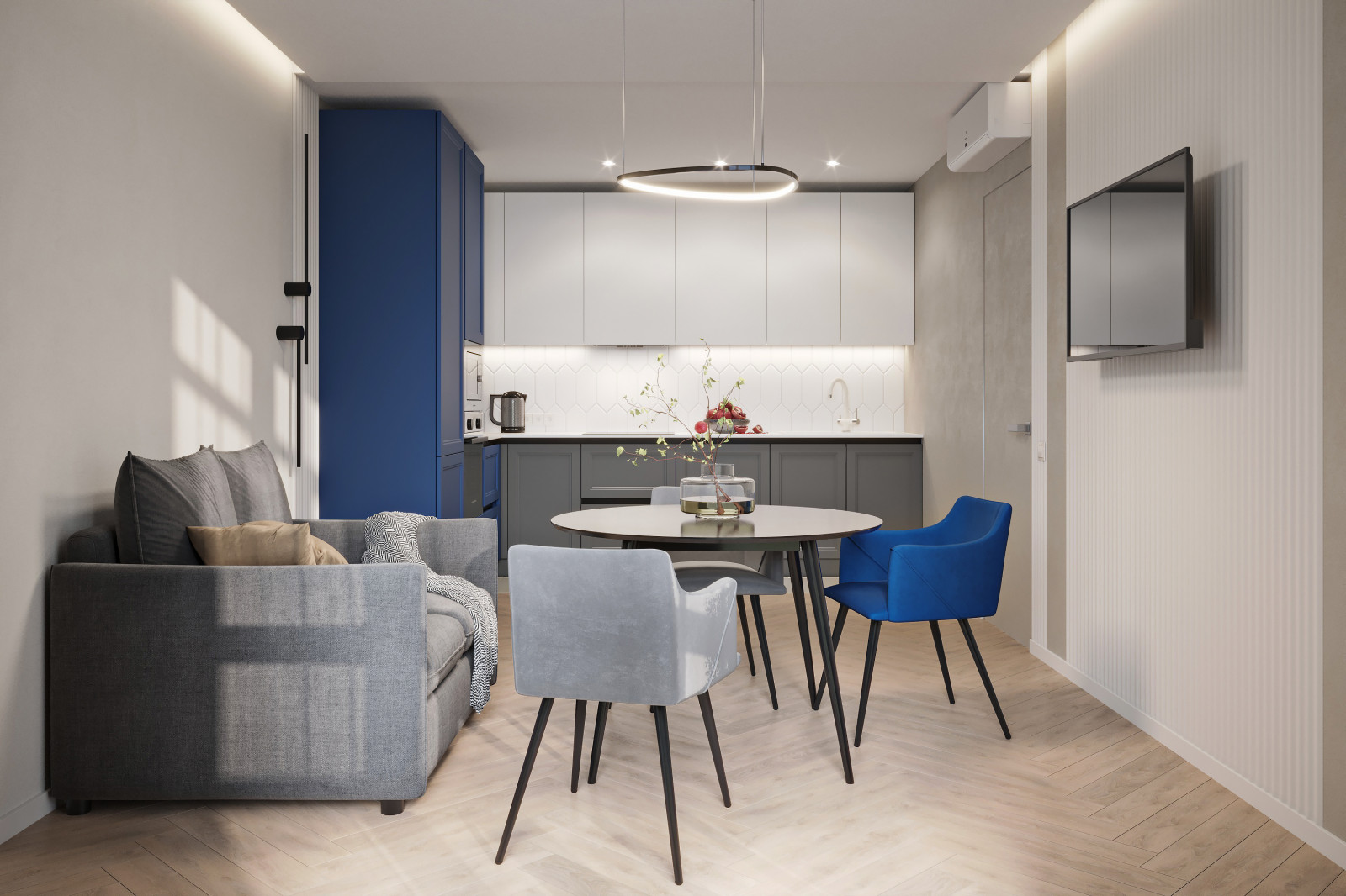 Квартира с чистым дизайном