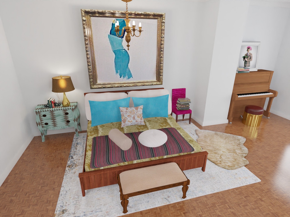 Обложка проекта: Спальня во французском стиле