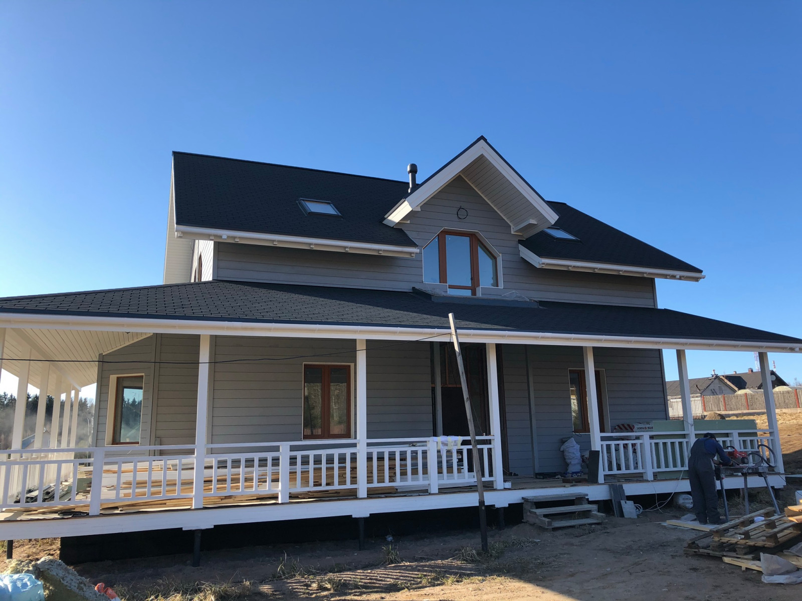 Дом после реконструкции в кп "Капелла"