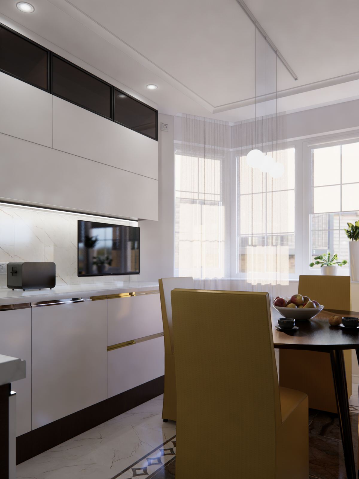 Квартира в стиле Ар-деко с элементами неоклассики в Москве