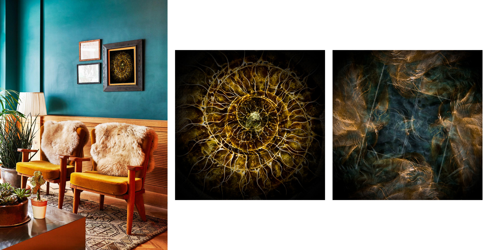 Подборка картин в произвольные дизайнерские интерьеры