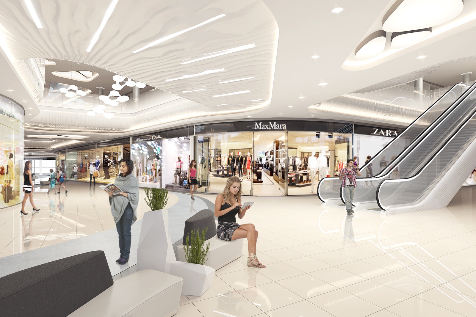 Обложка проекта: Дизайн интерьера МФК "Полежаевский"