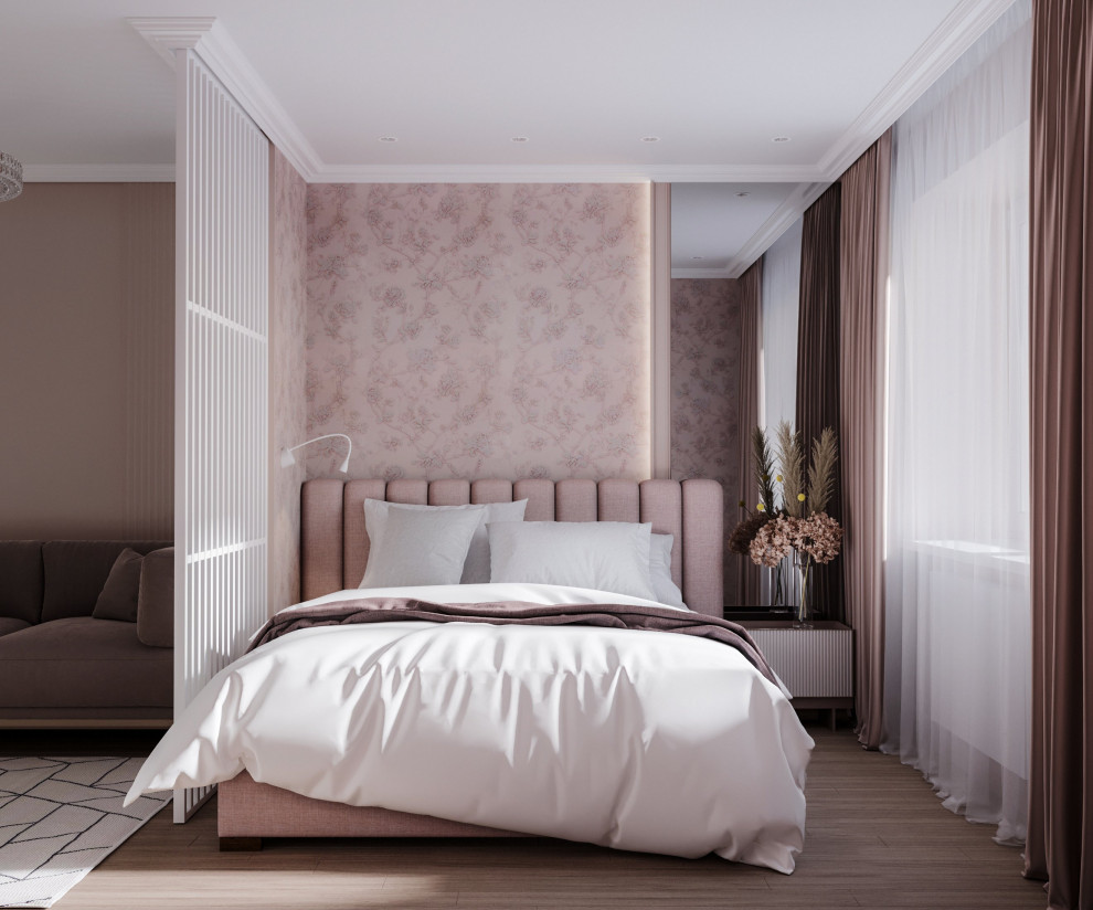 Дизайн проект квартиры "Пудра"