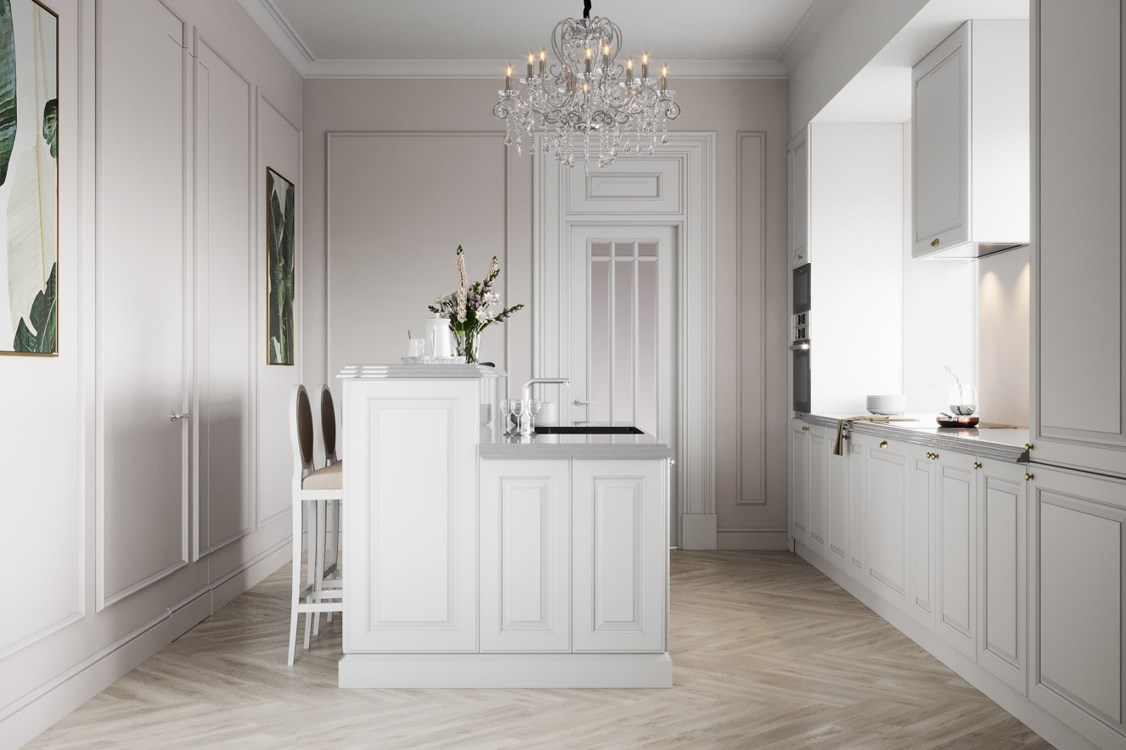 Дом в классическом стиле, 500 м2