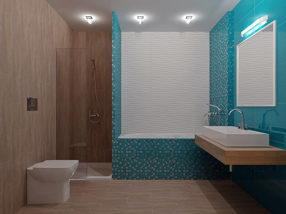 Обложка проекта: #Ванна в стиле хай тек